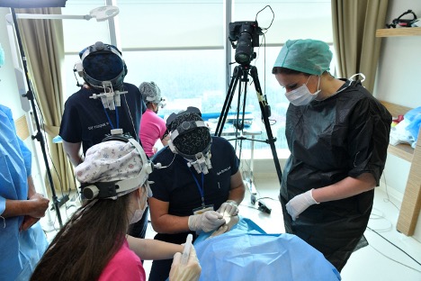 Hair restoration meeting session at HLC clinic