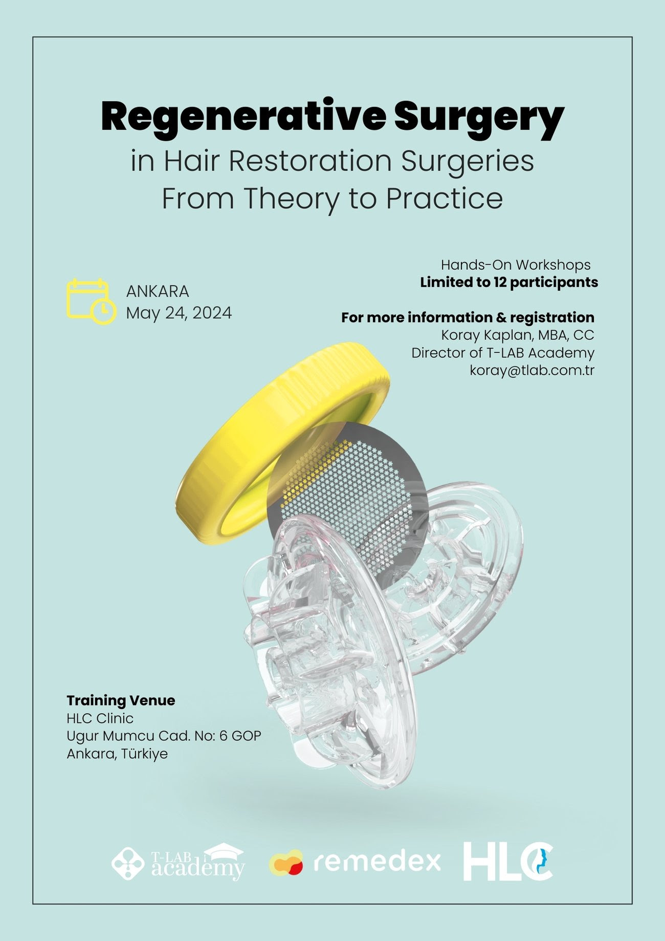 Regenerative surgery in hair restoration surgeries from theory to practice poster